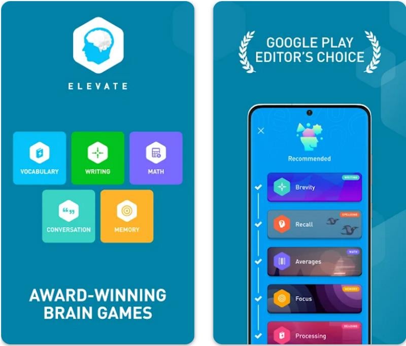 elevate - app per l'allenamento del cervello