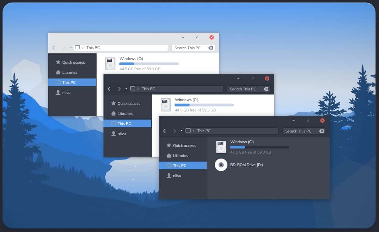 arc x - Beste Windows 10 Themen und Skins
