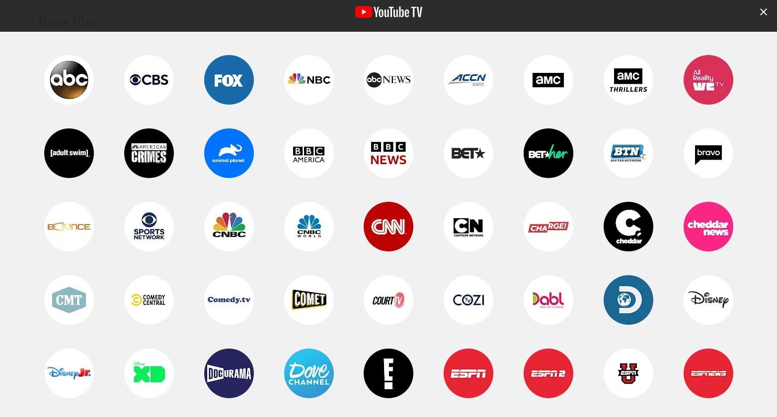 canali youtube tv