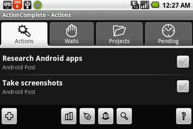 ActionComplete - Androidアプリ