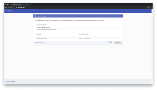 Créer un compte administrateur
