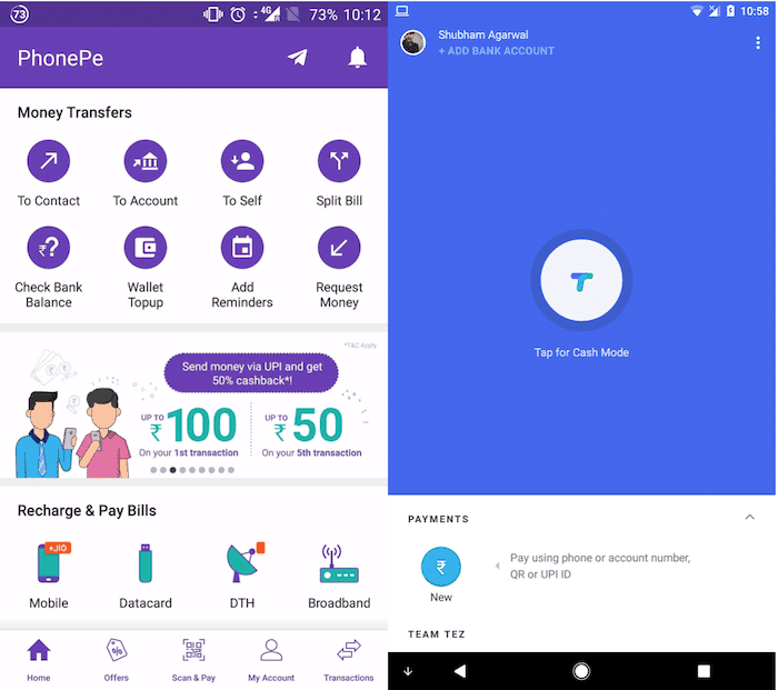 cómo google tez se diferencia de otras plataformas de pago digitales - google tez phonepe