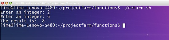 Passage de paramètres dans le script bash