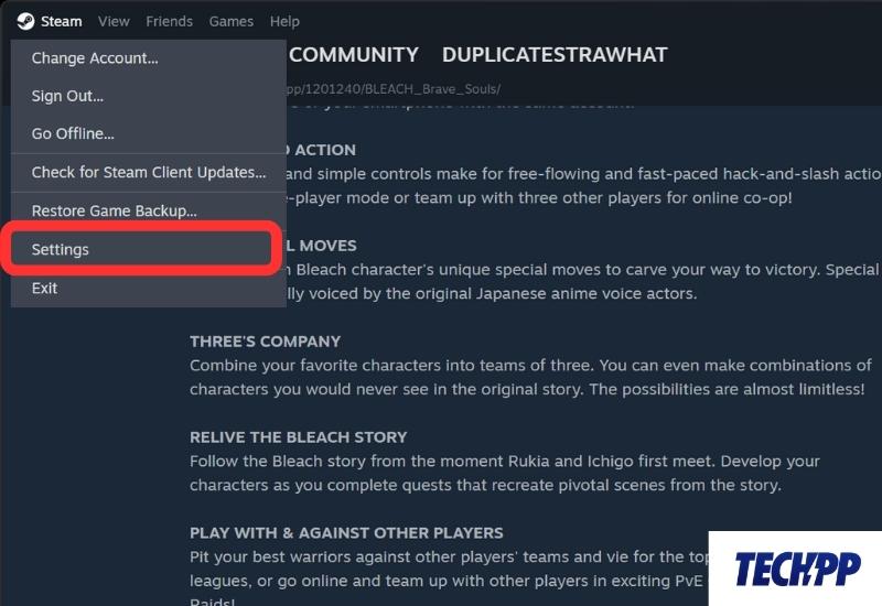 использование steam шаг 2