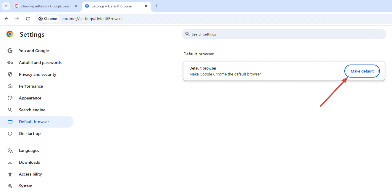 Windows 7でChromeをデフォルトブラウザに設定