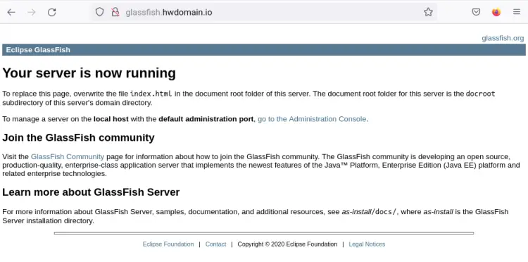 glassfish index