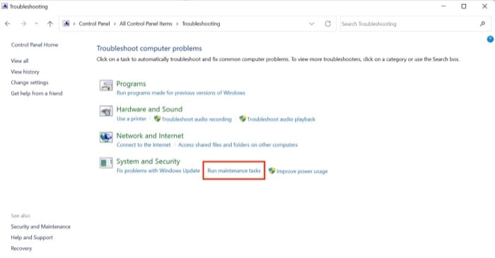 tareas de mantenimiento de windows 11