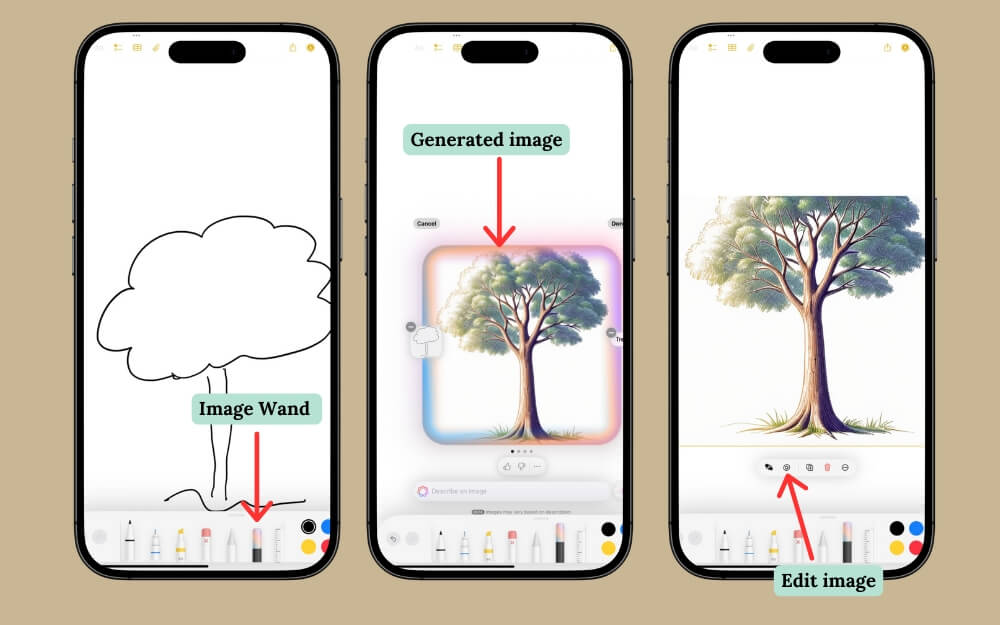 So verwenden Sie Image Wand auf dem iPhone