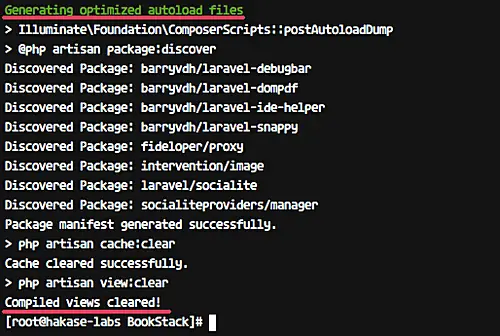 Instalar BookStack com Composer
