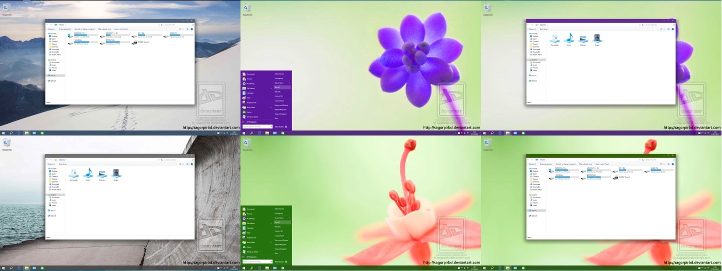 Тема Windows 10 для Windows 7
