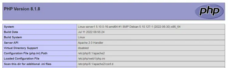 Verwendung eines benutzerdefinierten php.ini-Pfads mit Apache