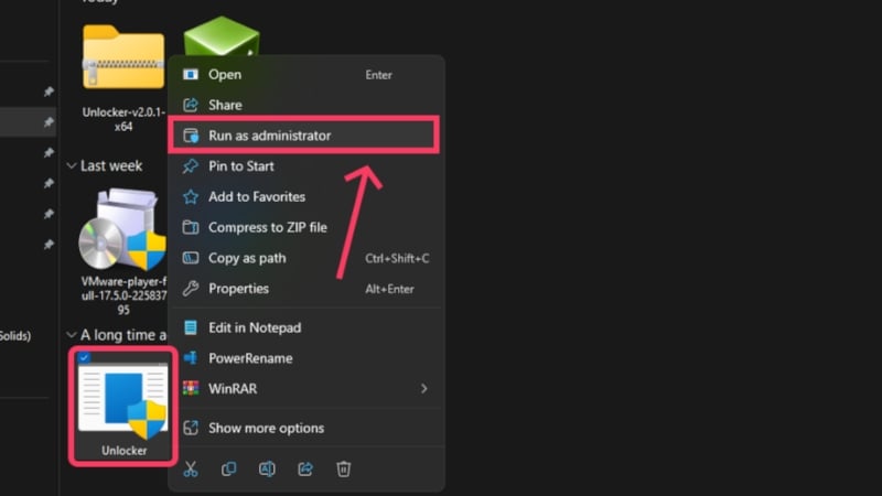 exécuter vmware autounlocker en tant qu'administrateur