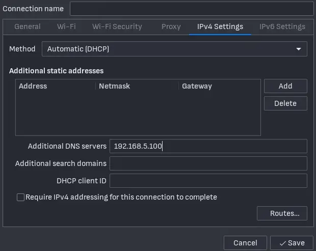 guía del resolutor dns network manager