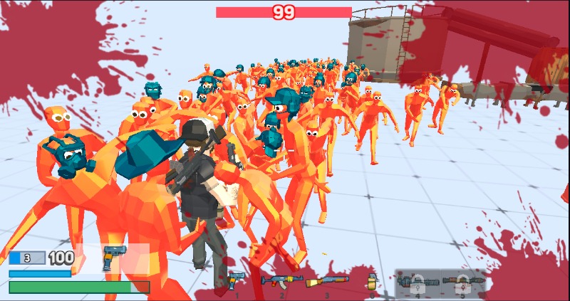 attaque de zombie
