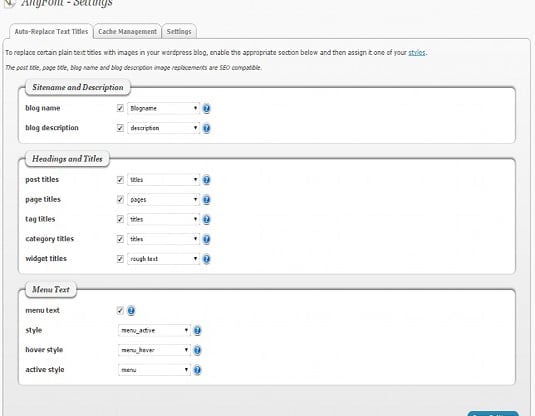 remplacer la police dans wordpress avec le plugin anyfont wordpress - anyfont 3