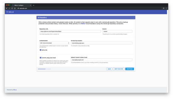 Configurer le dépôt GIT distant
