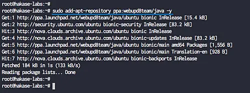 Установка Java на Ubuntu 18.04