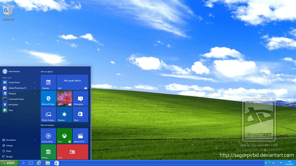 Windows XP thema