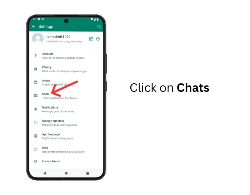 impostazioni chat whatsapp