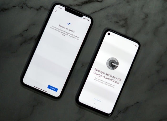 come trasferire gli account google authenticator su un nuovo telefono - trasferimento in blocco degli account authenticator tra dispositivi 1