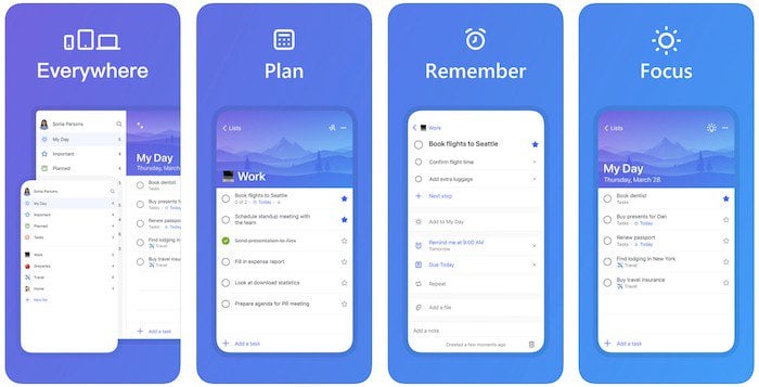 8 лучших приложений для напоминаний для iphone - microsoft to do