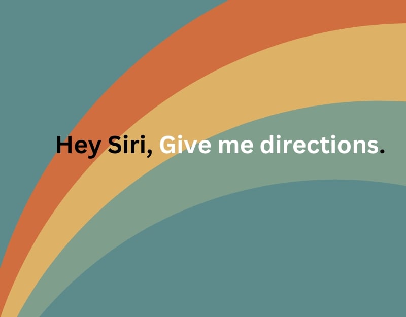 hey siri, dammi indicazioni