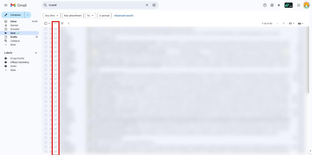 rastreador de e-mail do gmail
