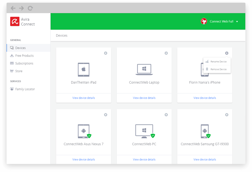 Avira Antivirus 無料アンチウイルスソフトウェア