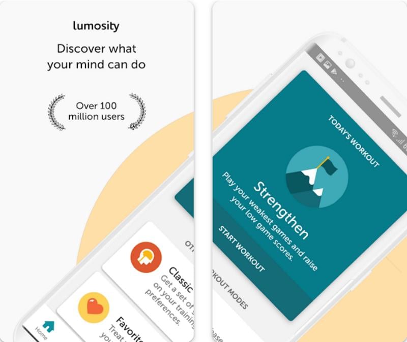 lumosity - app per l'allenamento del cervello