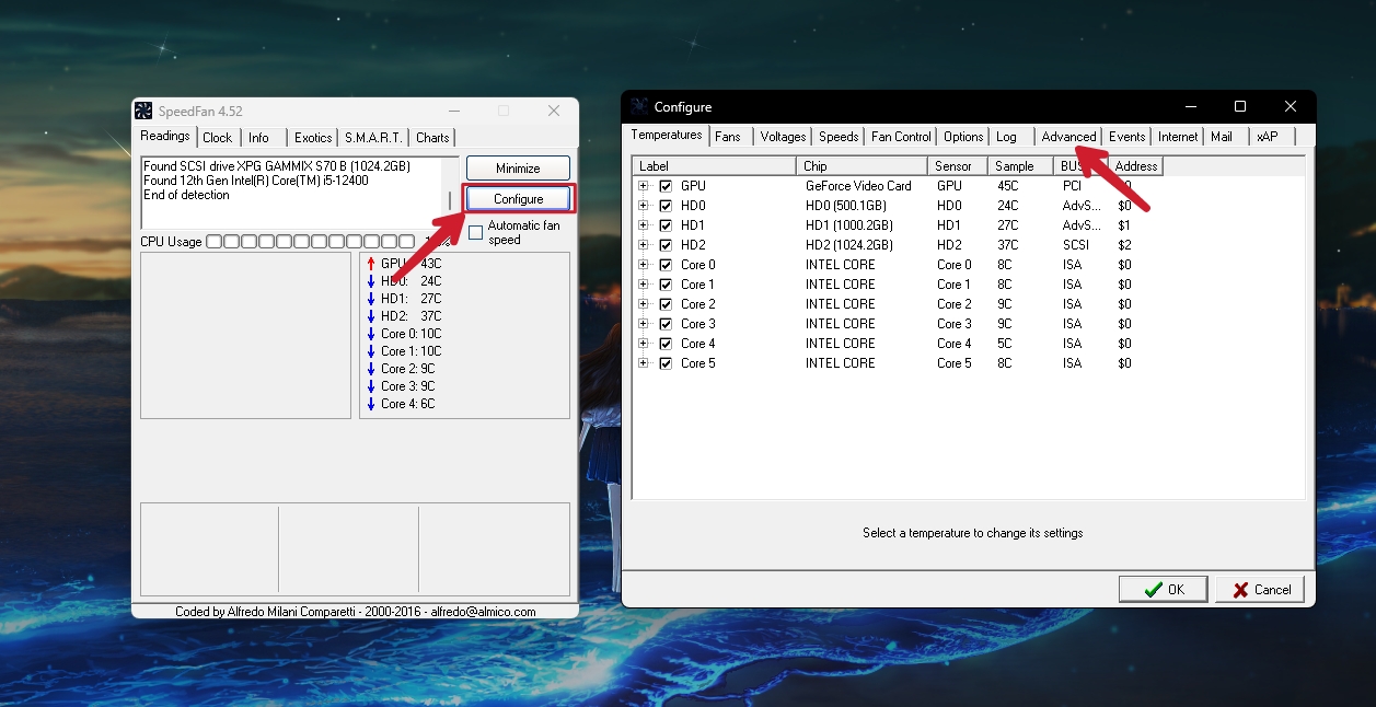 So steuern Sie die CPU-Lüftergeschwindigkeit unter Windows - So steuern Sie die Lüftergeschwindigkeit mit SpeedFan