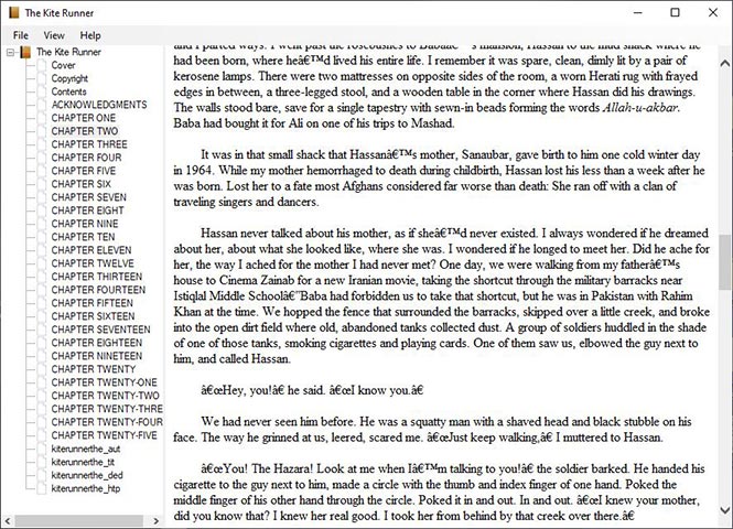 EPUB File Reader