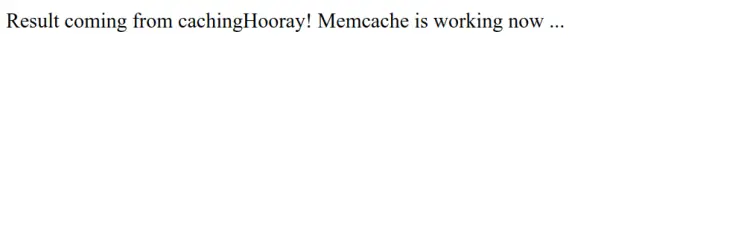 PHP-Ergebnis aus memcached
