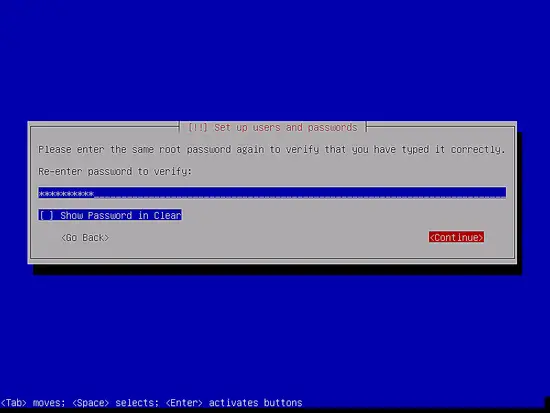 rootパスワードの確認