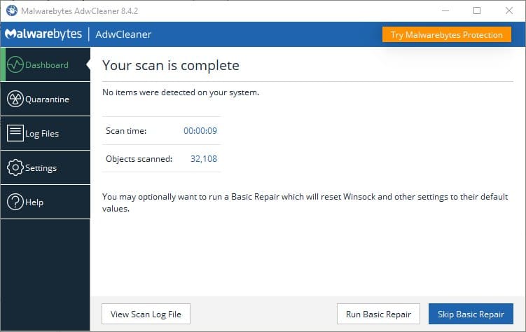 Adwcleaner をダウンロード