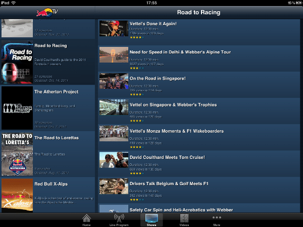 red bull tv