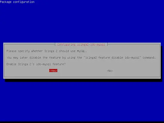 MySQL로 Icinga 2 설치