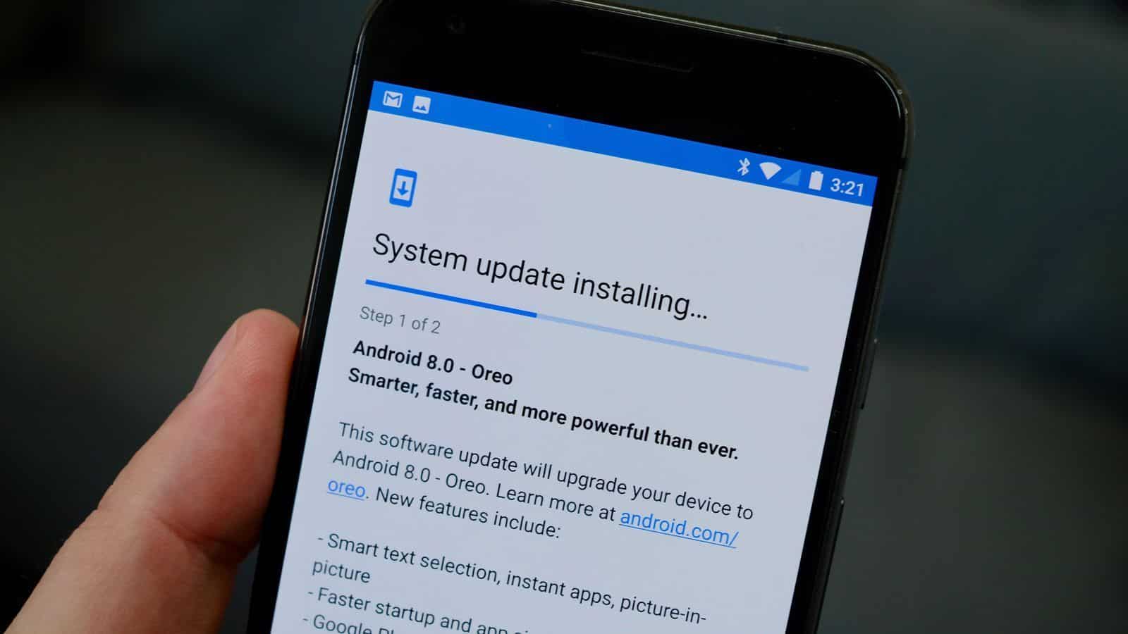 Обновление программного обеспечения Android