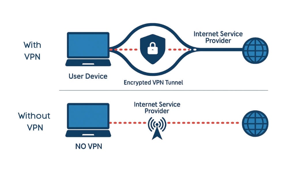 come funziona un vpn a un livello alto
