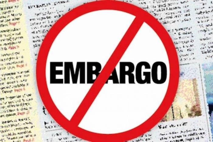 rip, produkt embargo briefe? - embargo