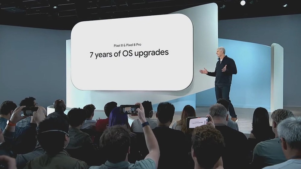 7 anos de atualizações do android
