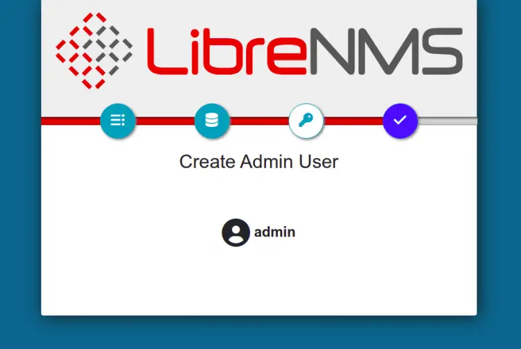 Usuário admin