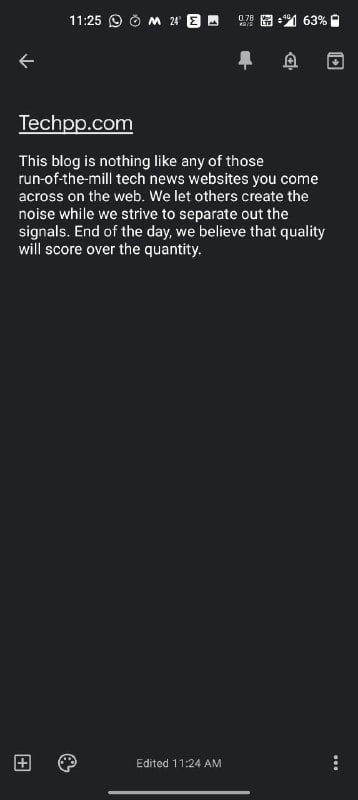google keep app
