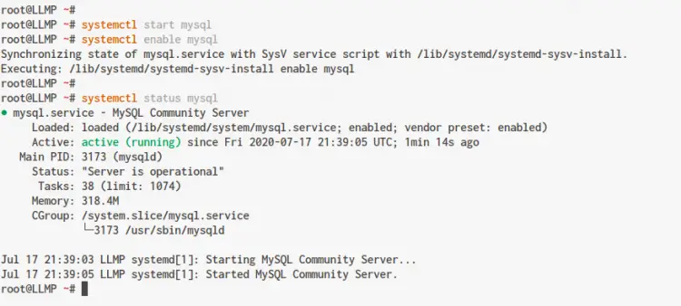 Iniciar Serviço MySQL