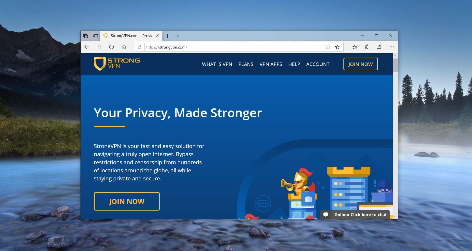 StrongVPN- 有料VPNサービス