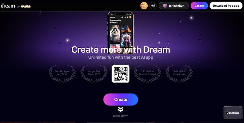 Dream by Womboのホームページ