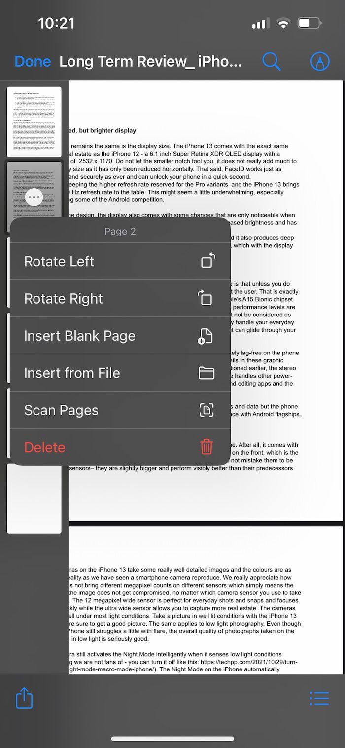 как редактировать pdf на вашем iphone без загрузки приложений! - шаг5