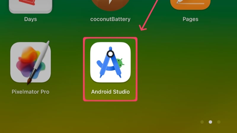 android studio starten