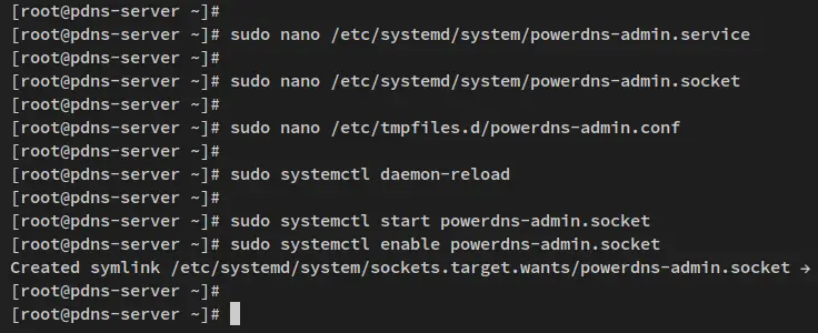configurar powerdns-admin como serviço