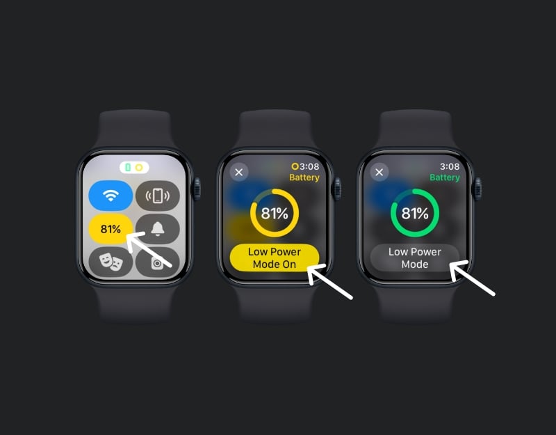 So deaktivieren Sie den Energiesparmodus auf der Apple Watch