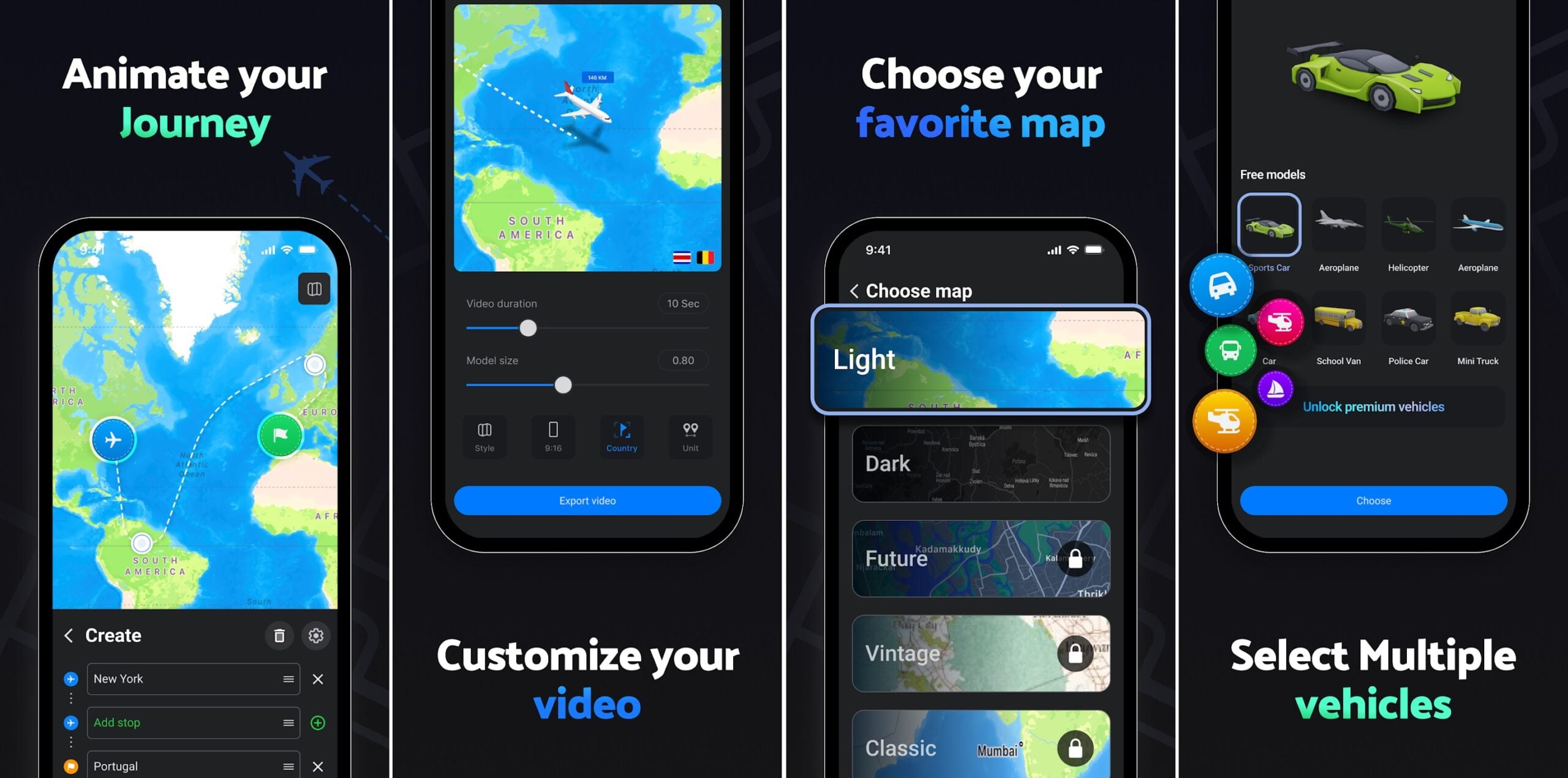 beste apps zur Erstellung von großartigen animierten Reisekarten